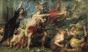 RUBENS, Pieter Pauwel The Consequences of War oil